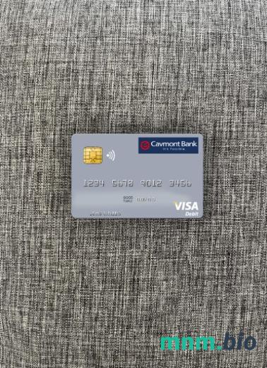 Zambia Cavmont bank visa obciążyć card wygląd fotograficzny skan PSD + zdjęcie